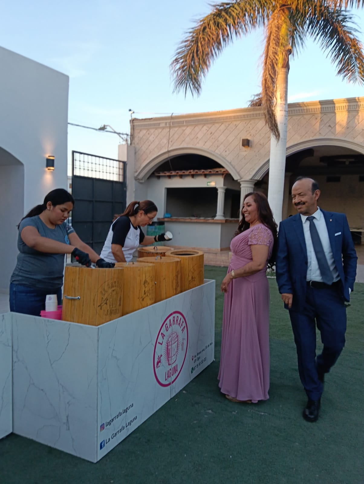 Servicio de nieves en evento al aire libre